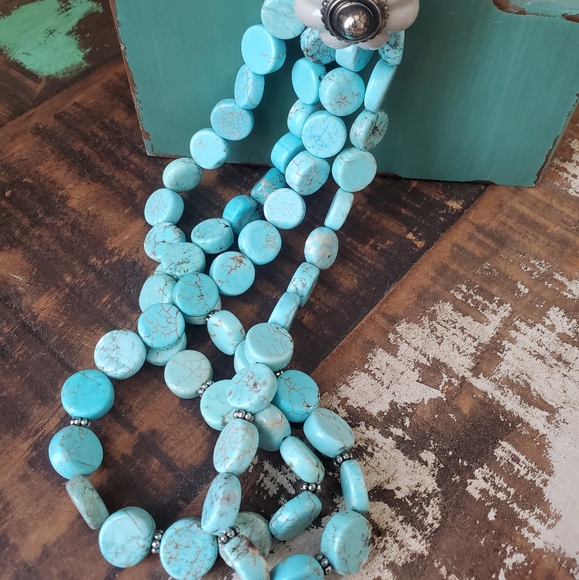 Jewelry - Turquoise two strand necklace